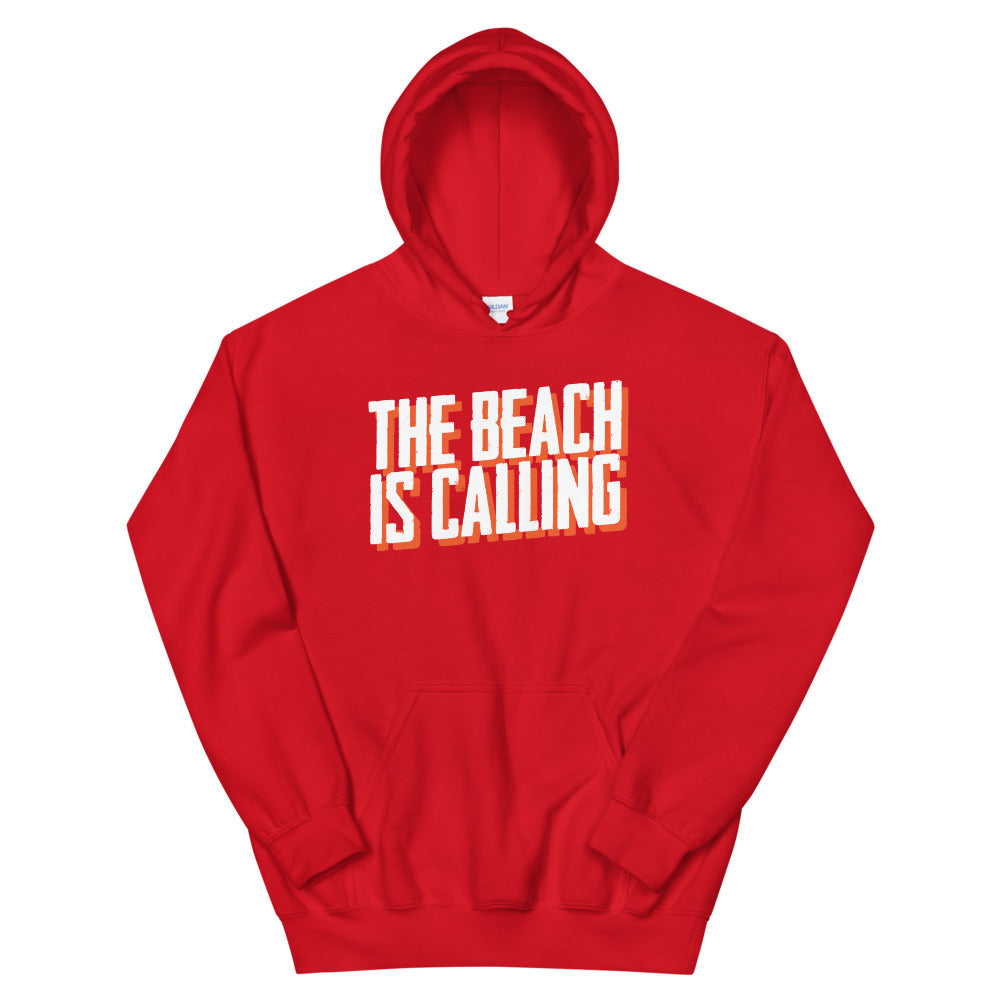 The Beach Is Calling Men's Beach Hoodie