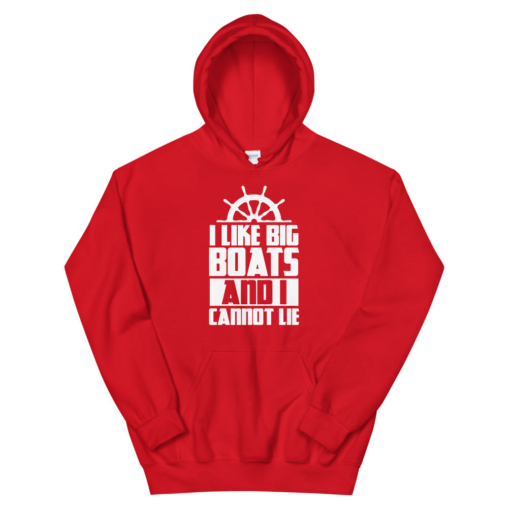 I Like Big Boats And I Cannot Lie Men's Beach Hoodie