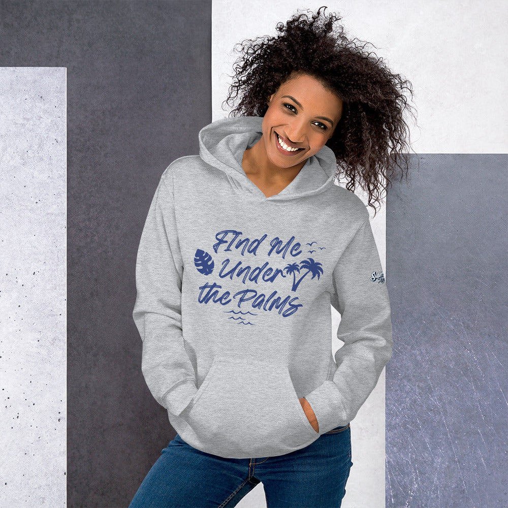 Find Me Under The Palms Women's Beach Hoodie - Super Beachy