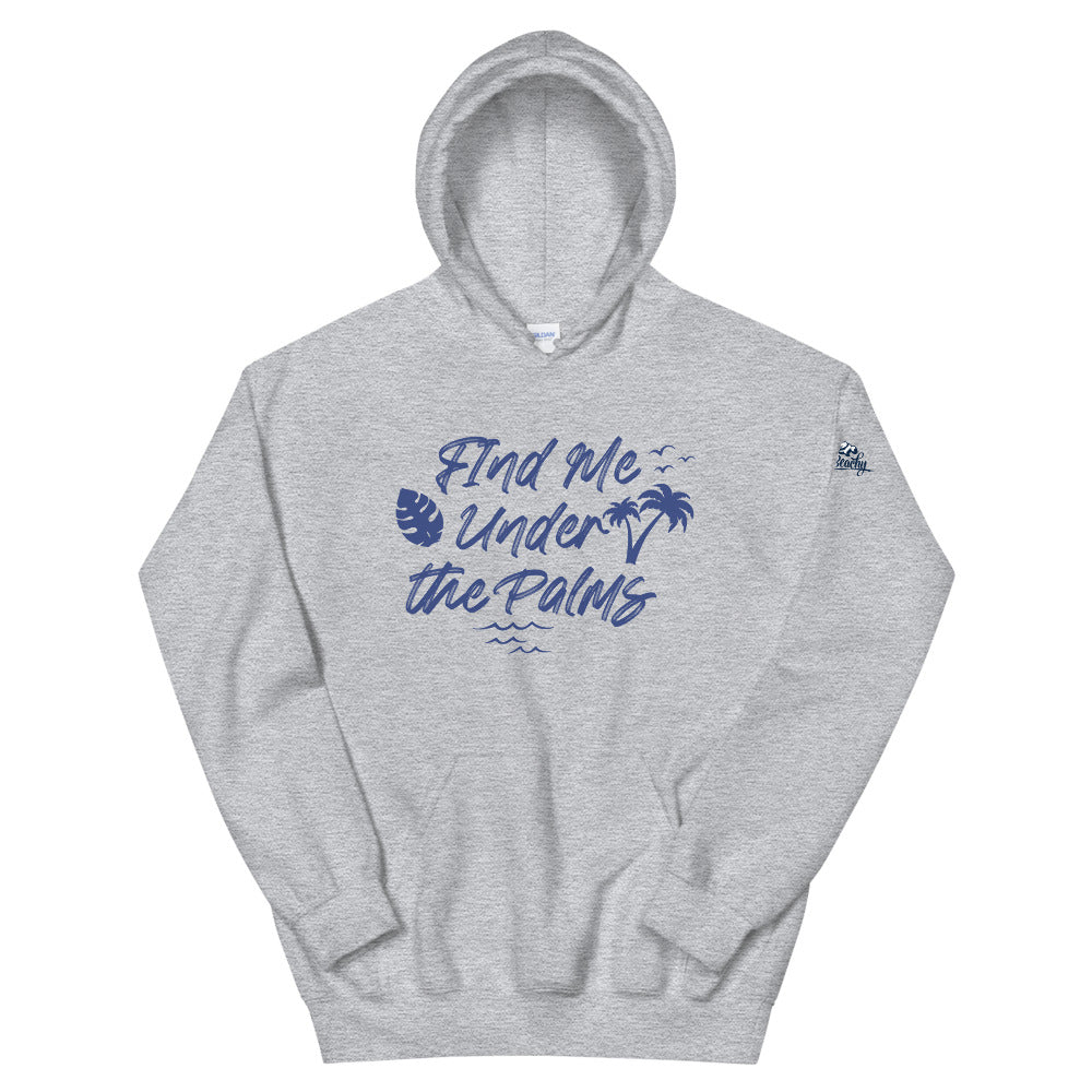 Find Me Under The Palms Women's Beach Hoodie - Super Beachy