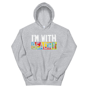 I'm With Beachy Men's Beach Hoodie