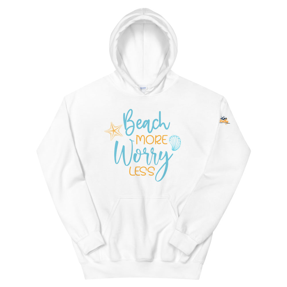 Beach More Worry Less Women's Beach Hoodie - Super Beachy