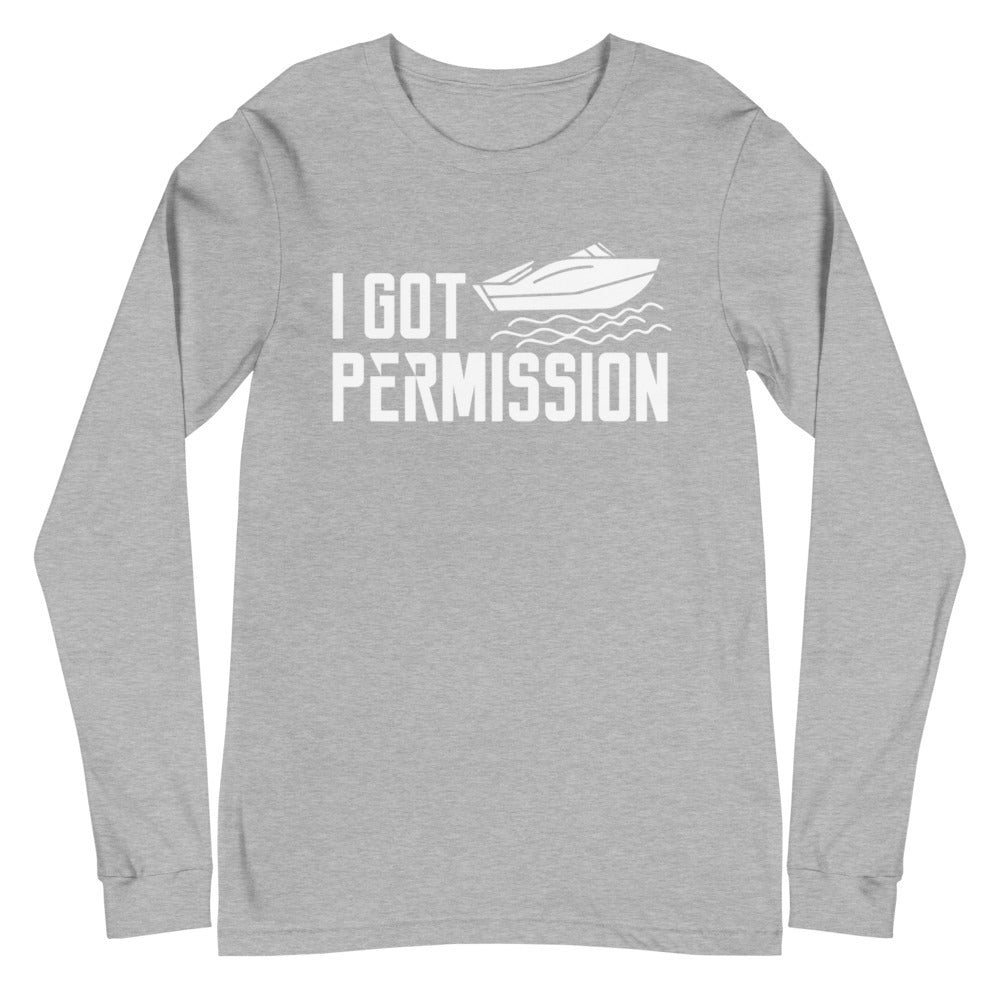 I Got Permission Men's Long Sleeve Beach Shirt - Super Beachy