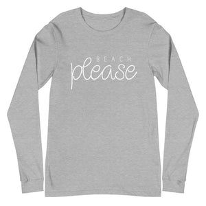 Beach Please Women's Long Sleeve Beach Shirt - Super Beachy