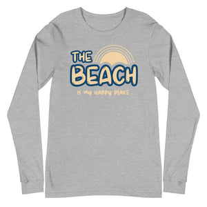 The Beach Is My Happy Place Women's Long Sleeve Beach Shirt - Super Beachy