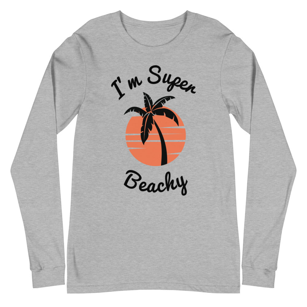 I'm Super Beachy Women's Long Sleeve Beach Shirt - Super Beachy