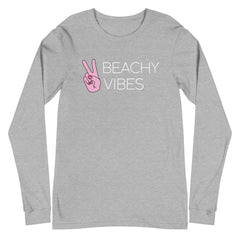 Beachy Vibes Women's Long Sleeve Beach Shirt