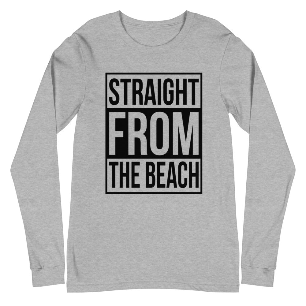 Straight From The Beach Men's Long Sleeve Beach Shirt - Super Beachy