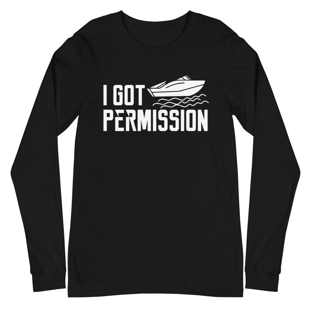 I Got Permission Men's Long Sleeve Beach Shirt - Super Beachy