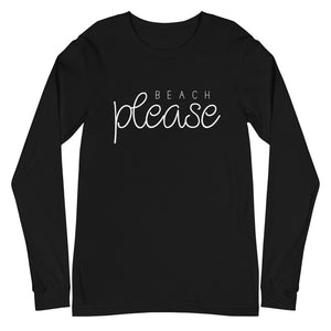 Beach Please Women's Long Sleeve Beach Shirt - Super Beachy