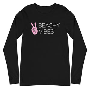 Beachy Vibes Women's Long Sleeve Beach Shirt - Super Beachy