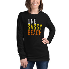 One Sassy Beach Women's Long Sleeve Beach Shirt