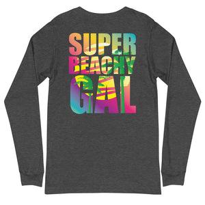 Super Beachy Gal Women's Long Sleeve Beach Shirt - Super Beachy