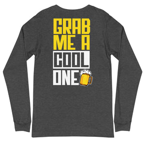 Grab Me A Cool One Men's Long Sleeve Beach Shirt - Super Beachy