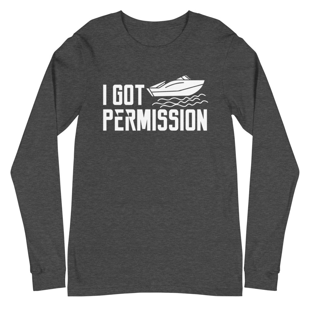 I Got Permission Men's Long Sleeve Beach Shirt - Super Beachy