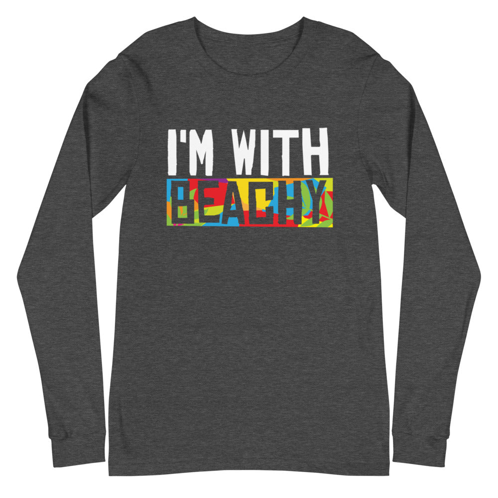 I'm With Beachy Women's Long Sleeve Beach Shirt - Super Beachy