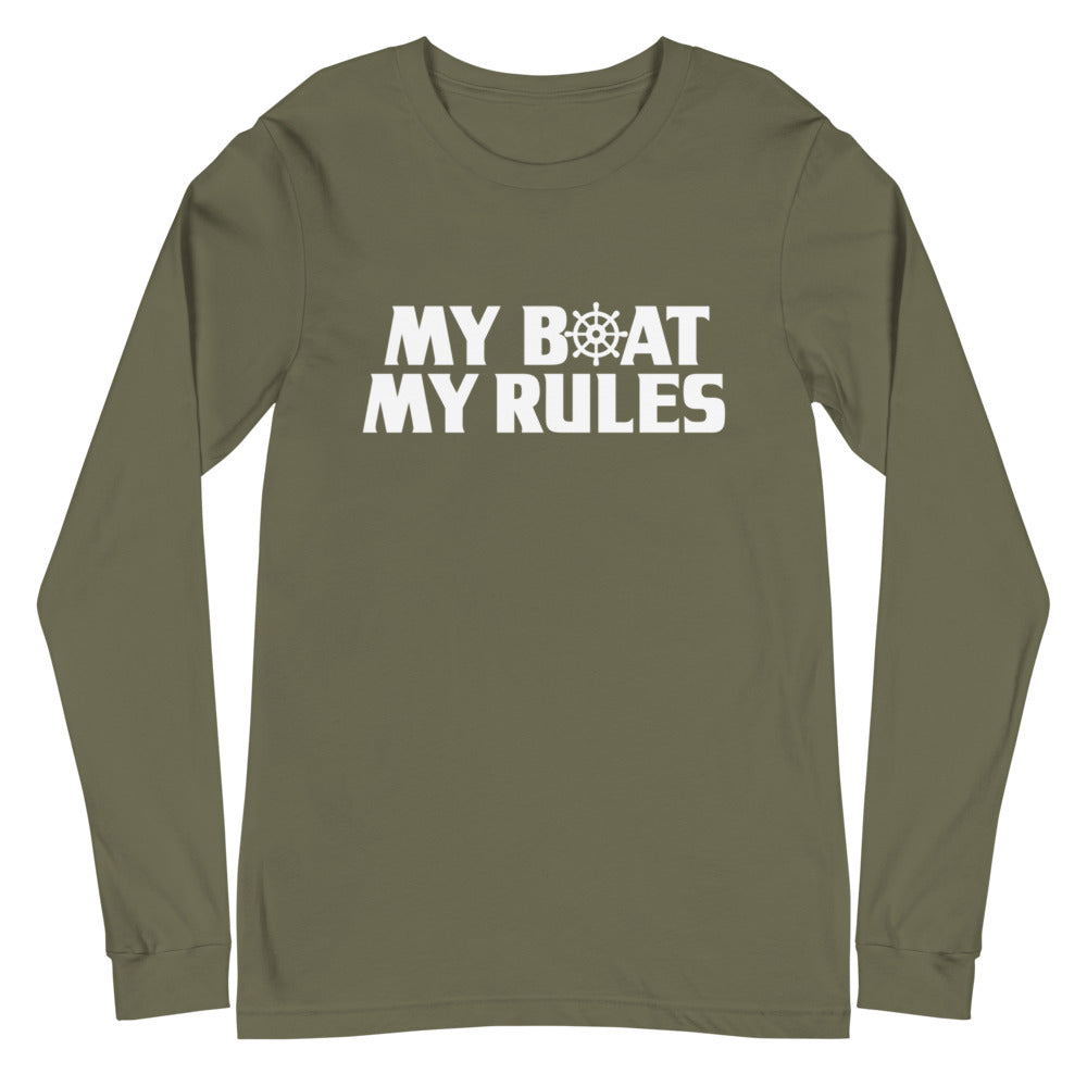 My Boat My Rule's Men's Long Sleeve Beach Shirt - Super Beachy