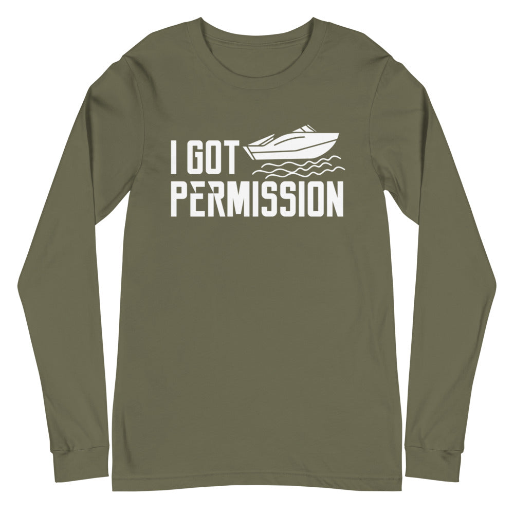 I Got Permission Men's Long Sleeve Beach Shirt - Super Beachy