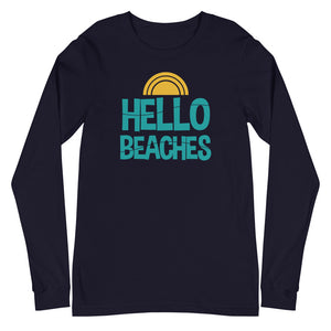 Hello Beaches Women's Long Sleeve Beach Shirt - Super Beachy