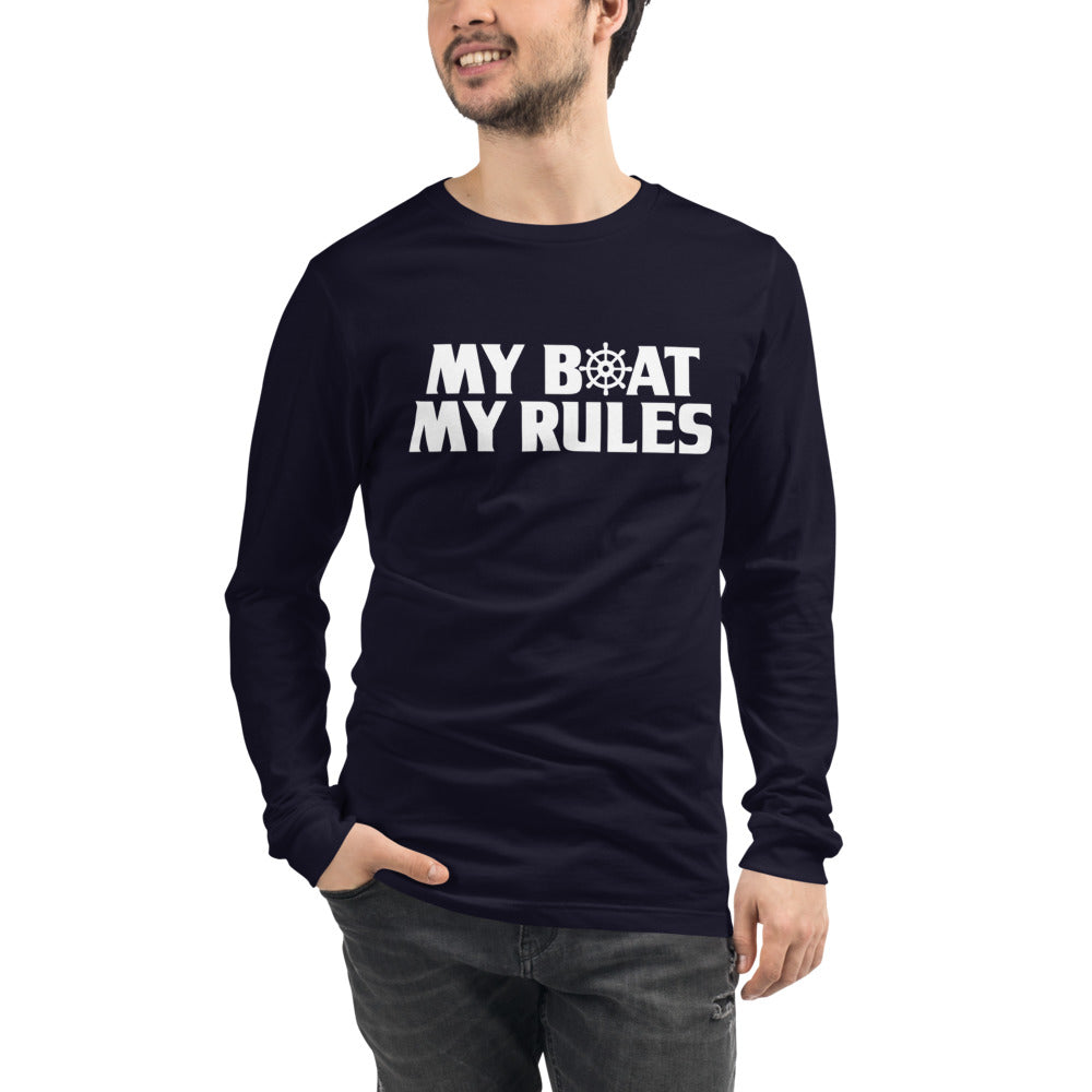 My Boat My Rule's Men's Long Sleeve Beach Shirt - Super Beachy