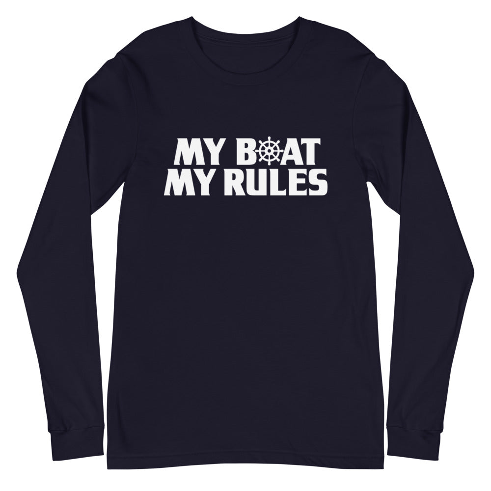 My Boat My Rule's Men's Long Sleeve Beach Shirt - Super Beachy
