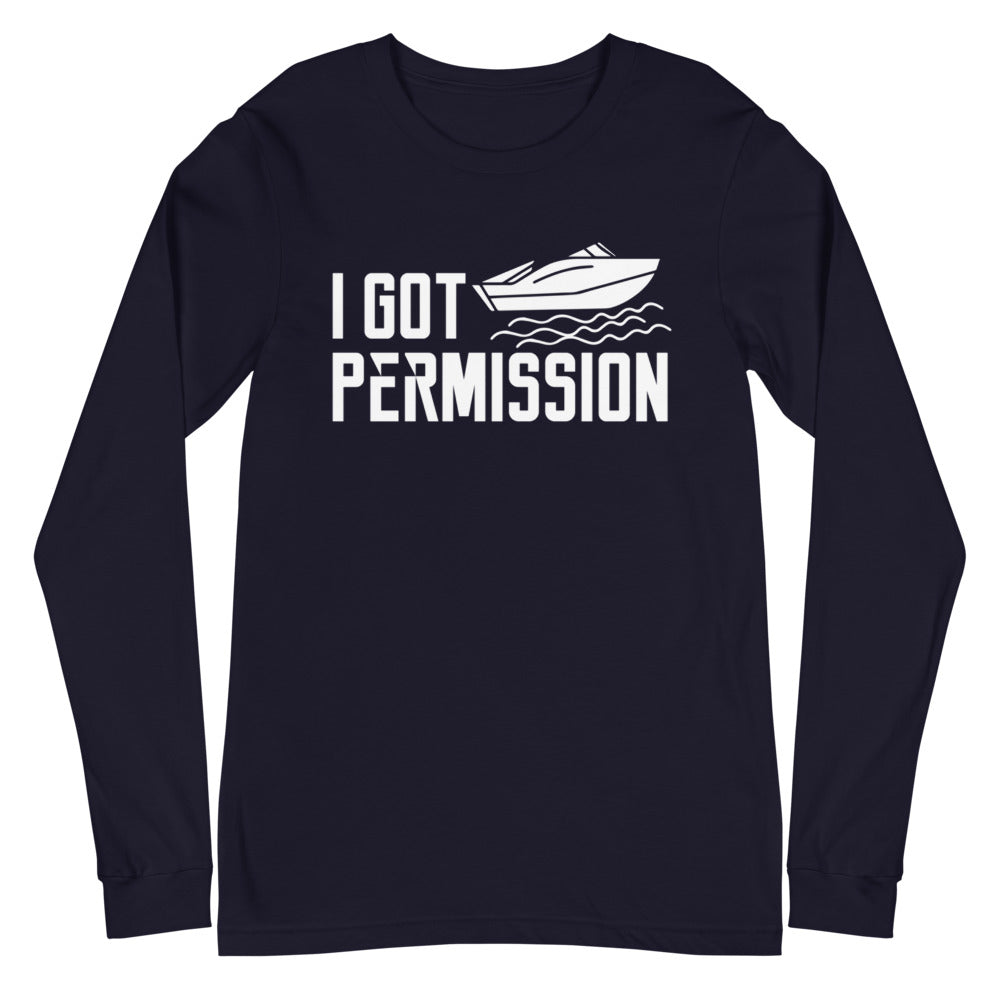 I Got Permission Men's Long Sleeve Beach Shirt - Super Beachy