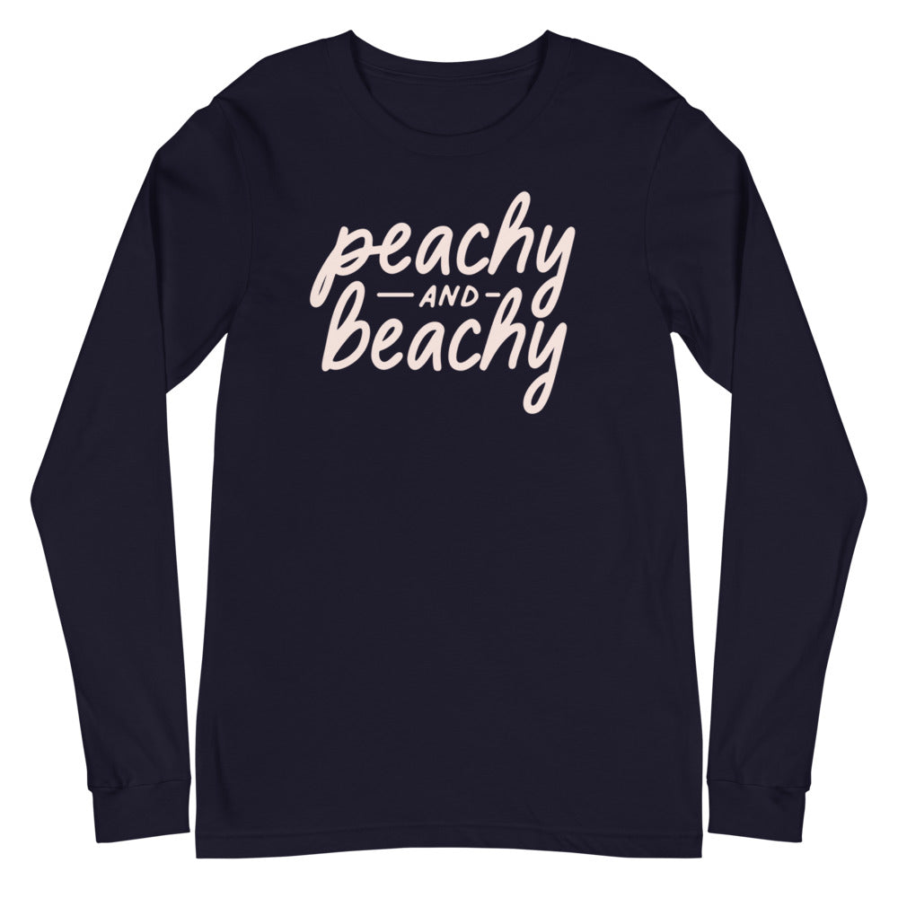 Peachy & Beachy Women's Long Sleeve Beach Shirt - Super Beachy