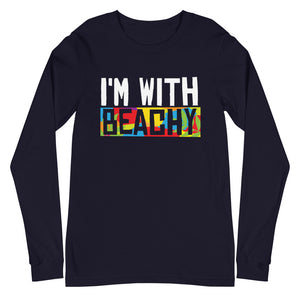 I'm With Beachy Women's Long Sleeve Beach Shirt - Super Beachy
