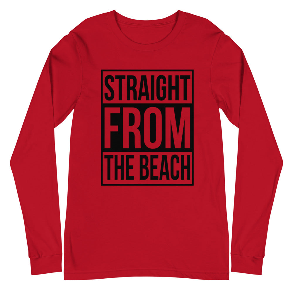 Straight From The Beach Men's Long Sleeve Beach Shirt - Super Beachy