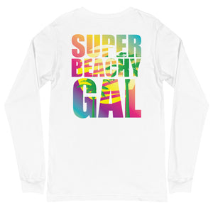 Super Beachy Gal Women's Long Sleeve Beach Shirt - Super Beachy