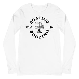 Boating & Boozing Women's Long Sleeve Beach Shirt - Super Beachy