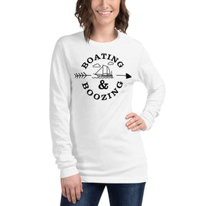 Boating & Boozing Women's Long Sleeve Beach Shirt - Super Beachy