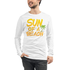 Sun Of A Beach Men's Long Sleeve Beach Shirt