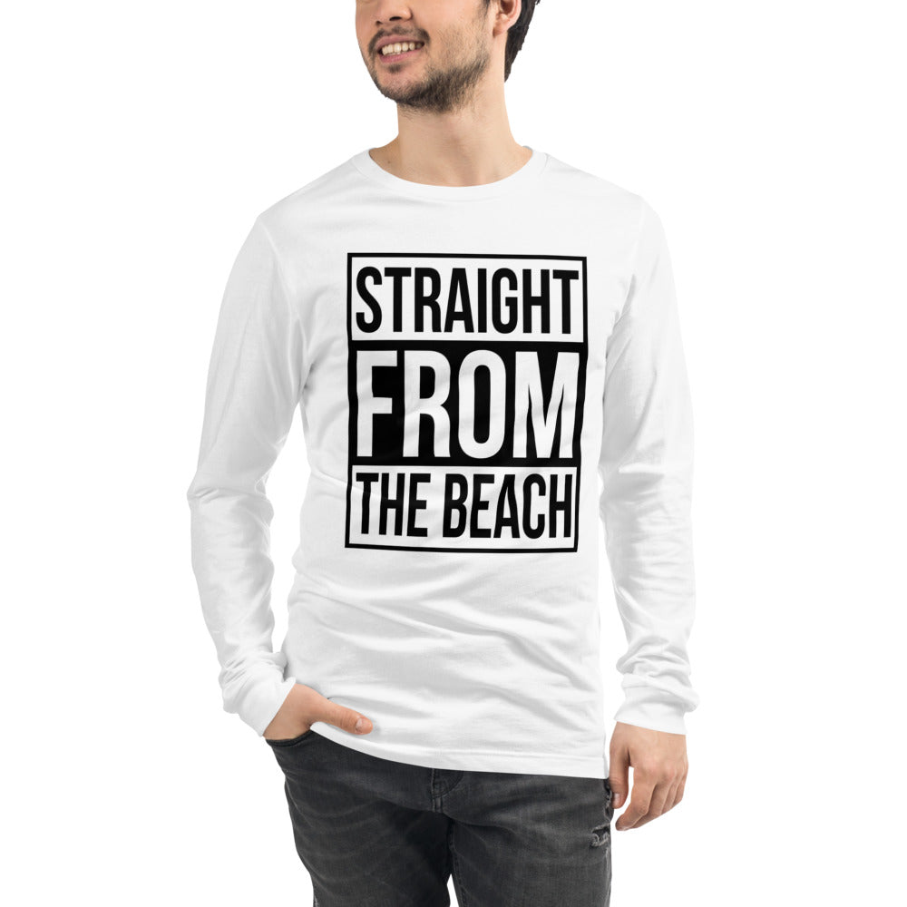 Straight From The Beach Men's Long Sleeve Beach Shirt - Super Beachy