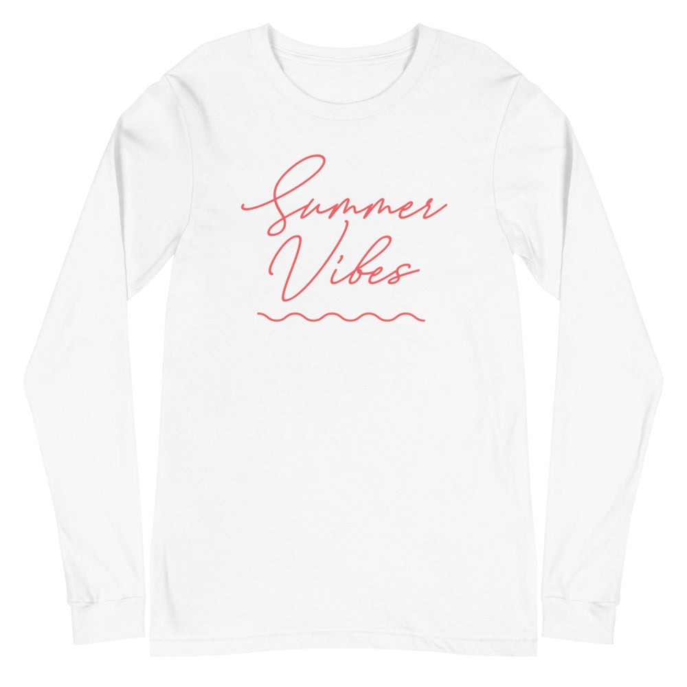 Summer Vibes Women's Long Sleeve Beach Shirt - Super Beachy