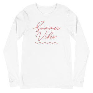 Summer Vibes Women's Long Sleeve Beach Shirt - Super Beachy