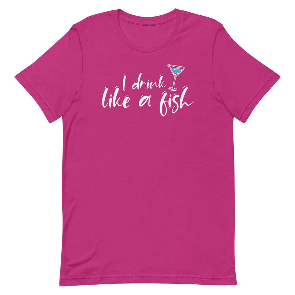 I Drink Like A Fish Women's Beach T-Shirt - Super Beachy
