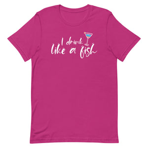 I Drink Like A Fish Women's Beach T-Shirt - Super Beachy