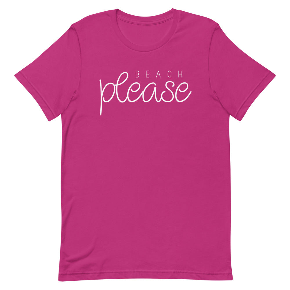 Beach Please! Women's Beach T-Shirt - Super Beachy