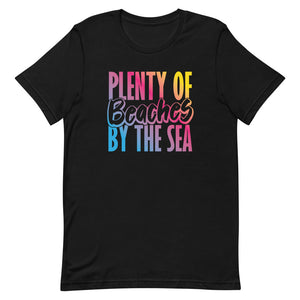 Plenty of Beaches By The Sea Men's Beach T-Shirt - Super Beachy