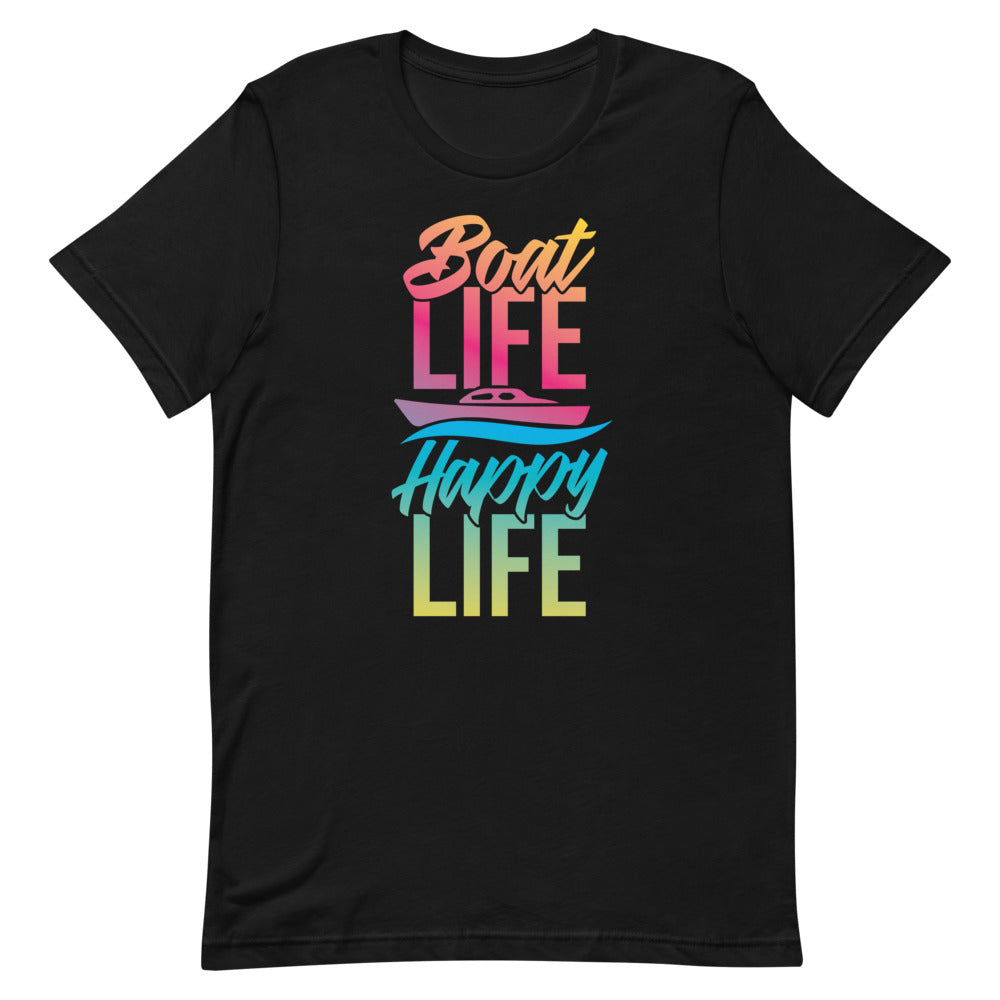 Boat Life Happy Life Men's Beach T-Shirt - Super Beachy