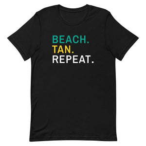 Beach Tan Repeat Women's Beach T-Shirt