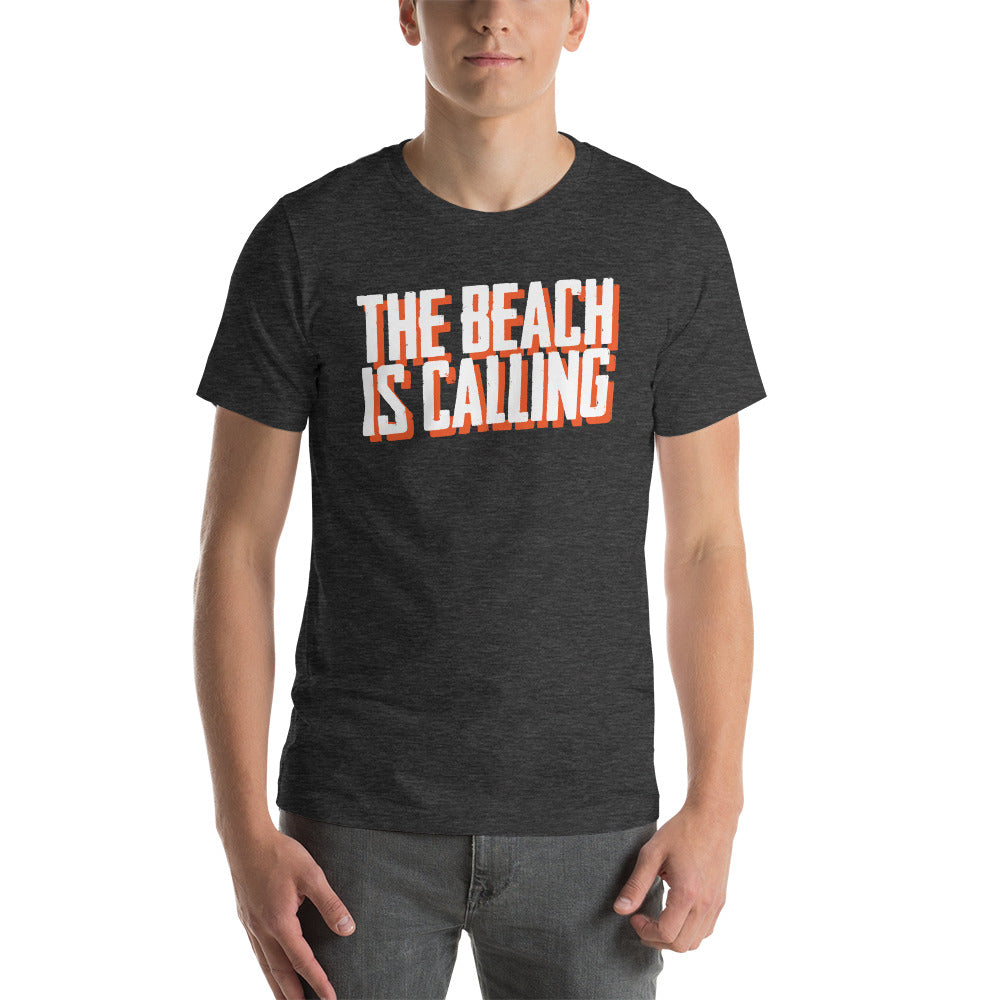 The Beach Is Calling Men's Beach T-Shirt - Super Beachy