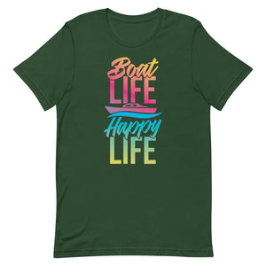 Boat Life Happy Life Men's Beach T-Shirt - Super Beachy