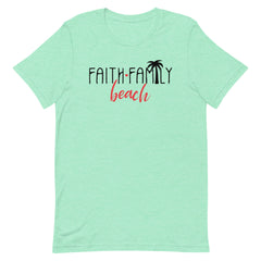 Faith Family Beach Women's Beach T-Shirt