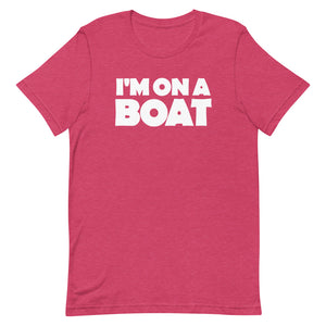 I'm On A Boat Women's Beach T-Shirt. - Super Beachy