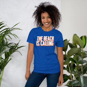 The Beach Is Calling Women's Beach T-Shirt