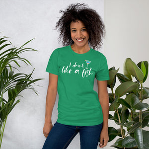 I Drink Like A Fish Women's Beach T-Shirt - Super Beachy