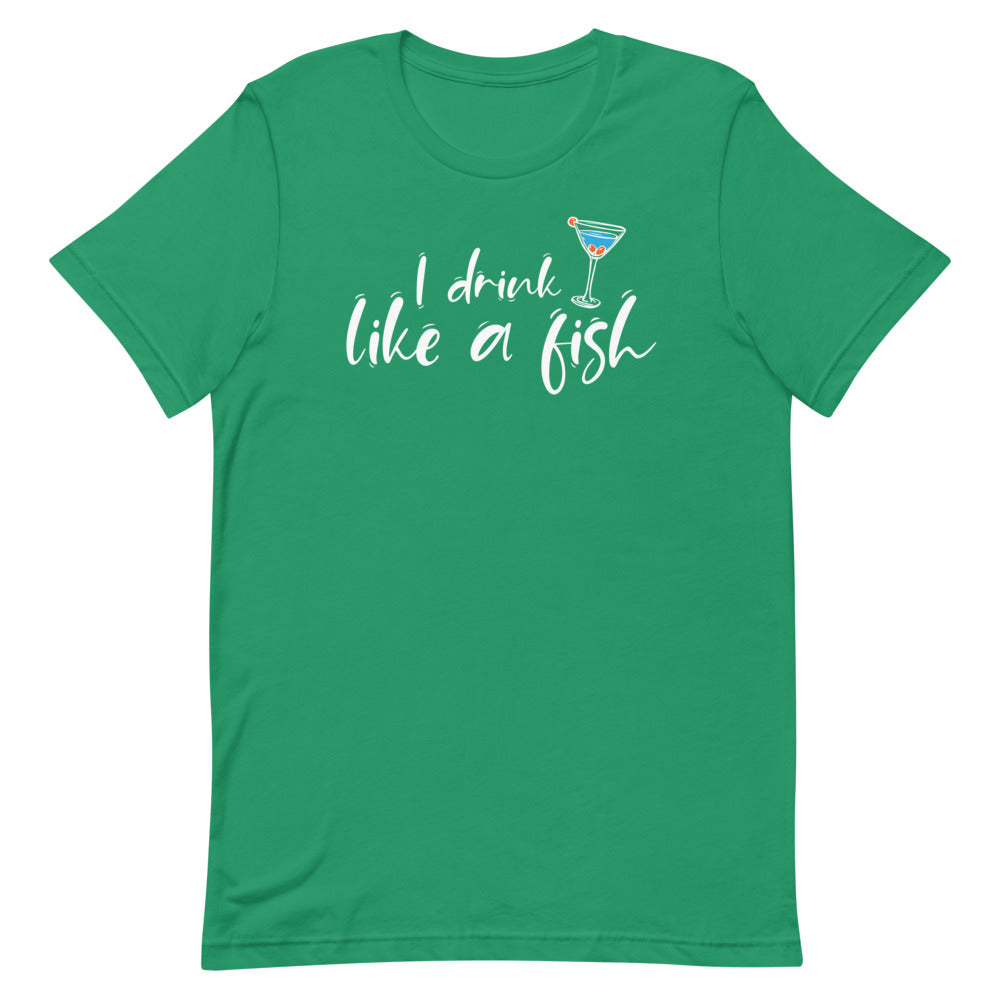 I Drink Like A Fish Women's Beach T-Shirt - Super Beachy