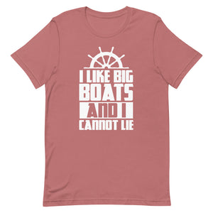 I Like Big Boats And I Cannot Lie Men's Beach T-Shirt - Super Beachy